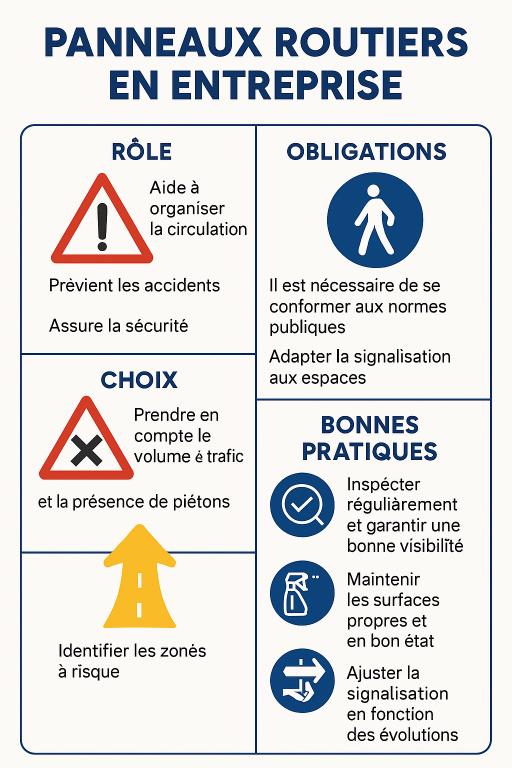 panneaux routiers entreprise