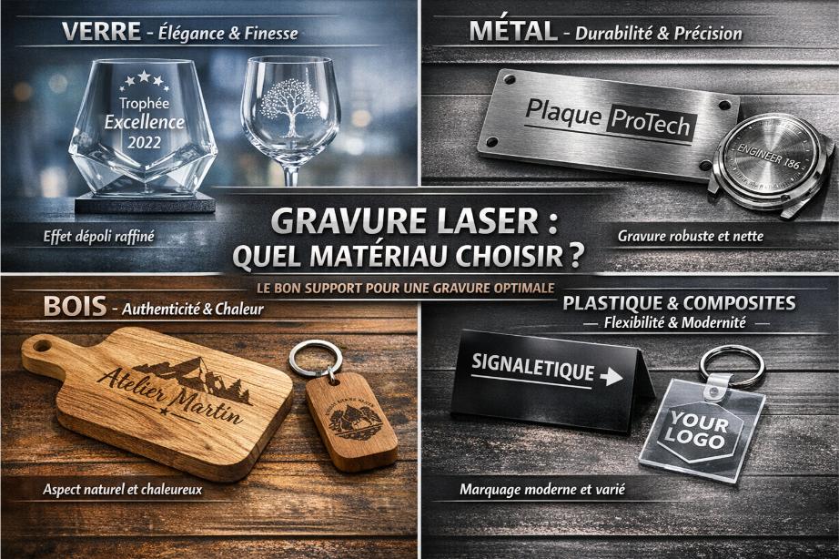materiau gravure laser